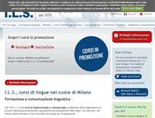 Tablet Screenshot of ils-milano.com